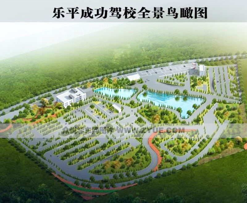 景德鎮(zhèn)成功駕校鳥(niǎo)瞰圖